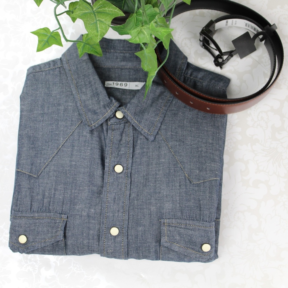GAP 1969 Western Denim Shirt XL